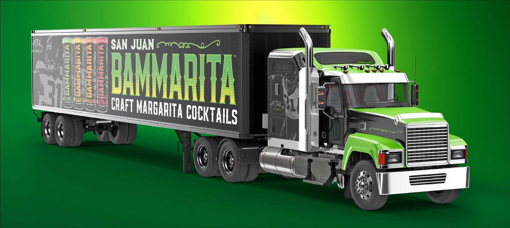 Bammarita truck wrap