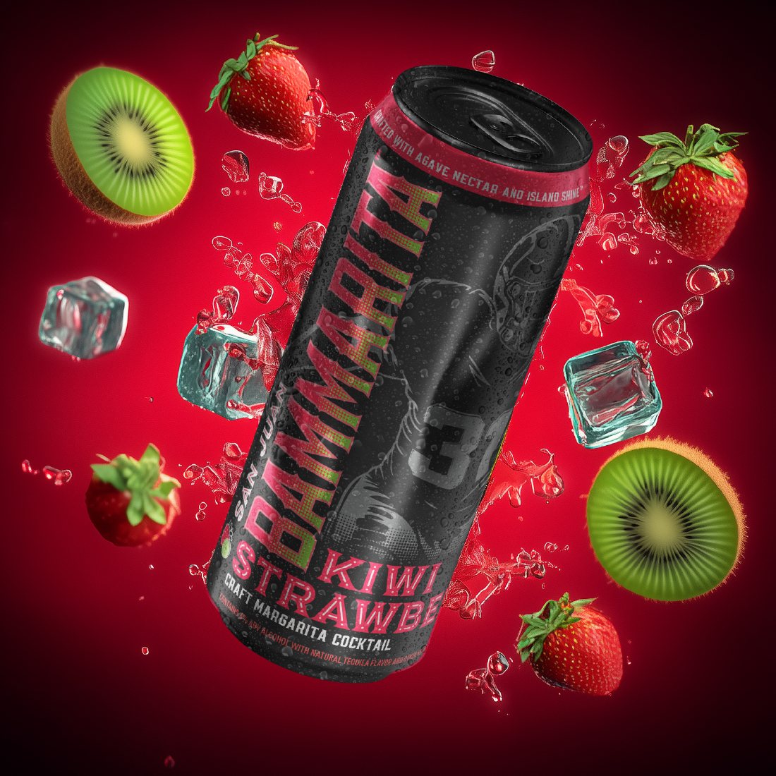 Bammarita Kiwi Strawberry can