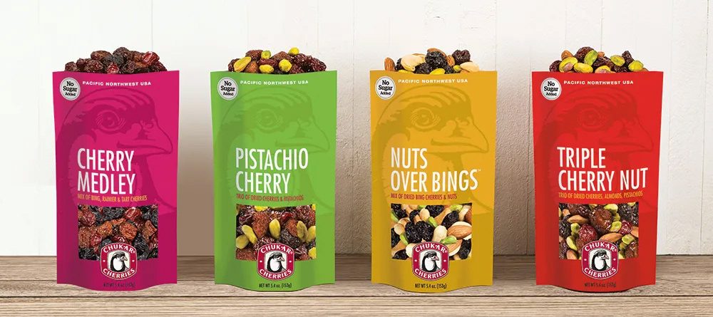 Chukar Cherries pouches